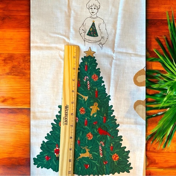 VINTAGE 1992 Fabric Traditions Christmas Appliqué Panel - DIY Holiday Crafts - Picture 10 of 11